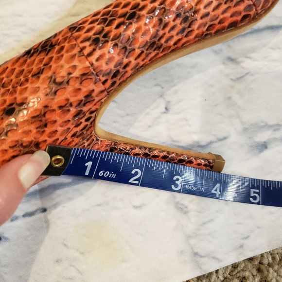 Charles David Coral Snake Print Kitten Heels 9.5 - Picture 8 of 8